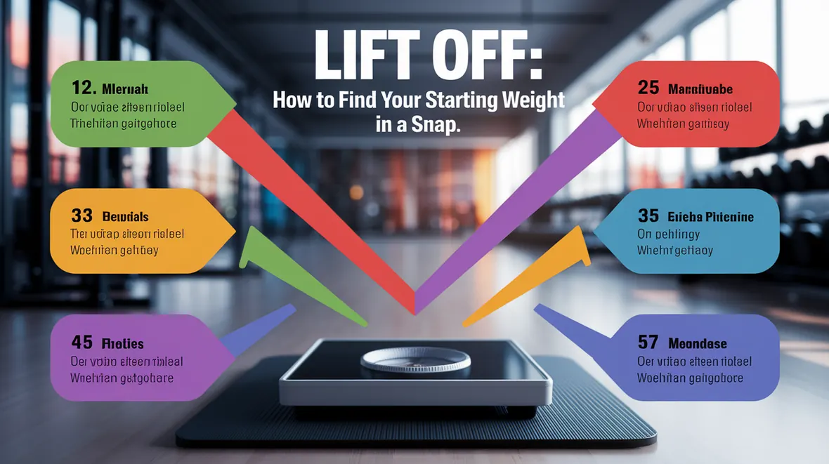 How to Find Your Starting Weight for Lifting Safely supporting illustration
